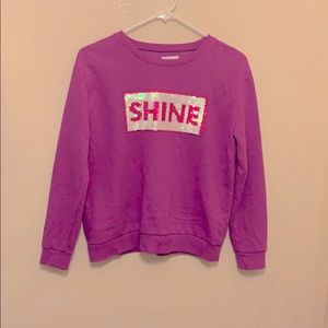 The Children’s Place Purple Shine Sweatshirt